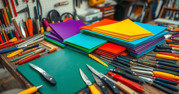 Facas para Cortar EVA: Como Escolher a Melhor para Seus Projetos Artesanais