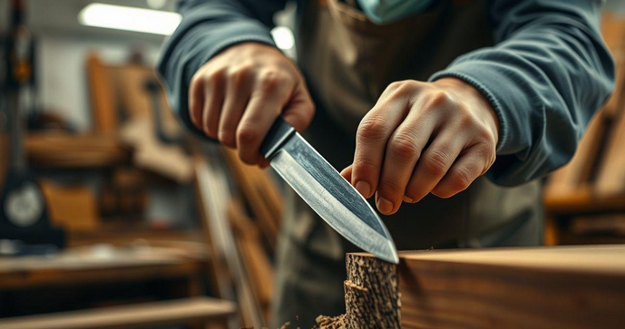 Como Escolher a Melhor Faca para Cortar Madeira e Potencializar seus Projetos