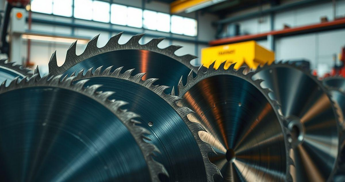 Facas circulares industriais essenciais para eficiência de corte